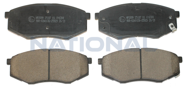 Sada brzdových platničiek kotúčovej brzdy National Auto Parts