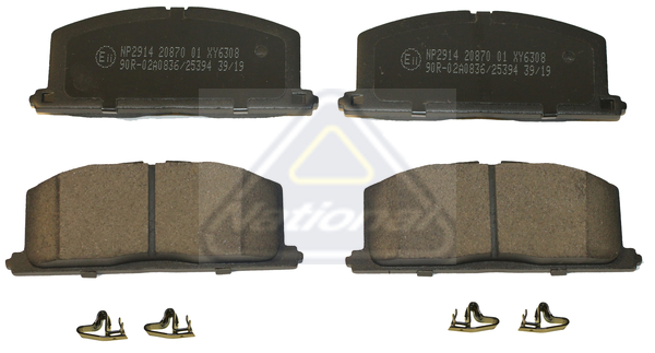 Sada brzdových platničiek kotúčovej brzdy National Auto Parts