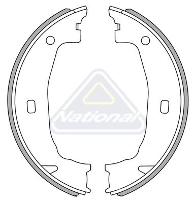 Sada brzdových čeľustí National Auto Parts