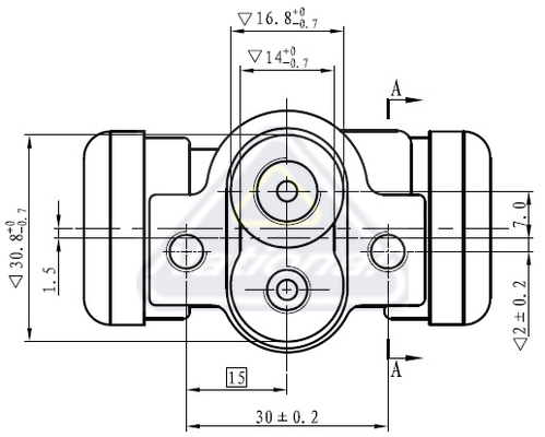Brzdový valček kolesa National Auto Parts