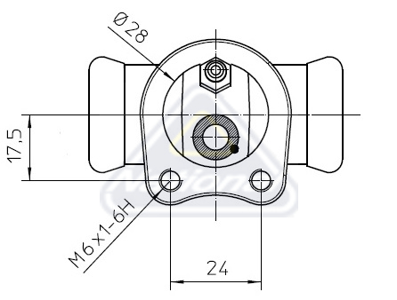 Brzdový valček kolesa National Auto Parts