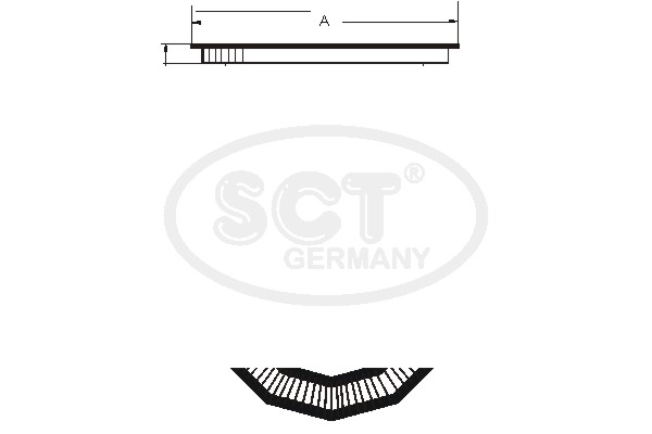 Vzduchový filter SCT - MANNOL