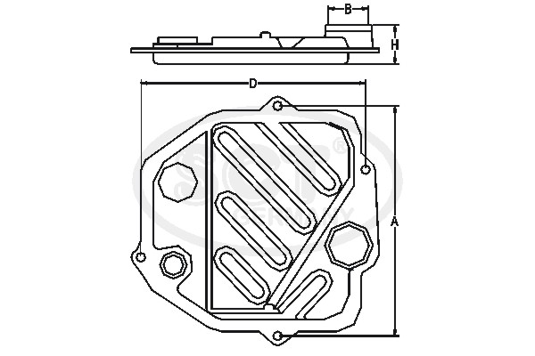 Sada hydraulického filtra automatickej prevodovky SCT - MANNOL