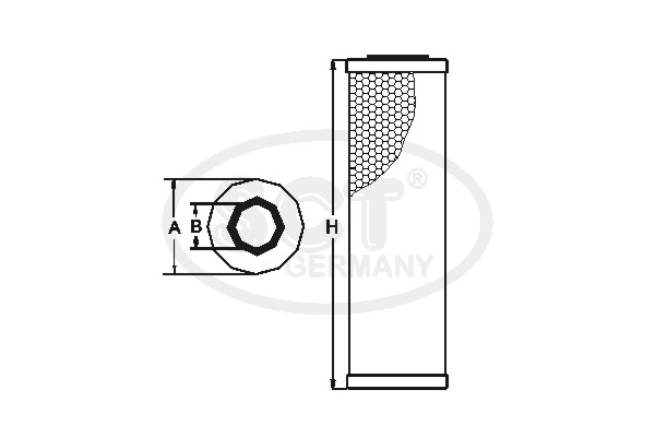 Filter sekundárneho vzduchu SCT - MANNOL