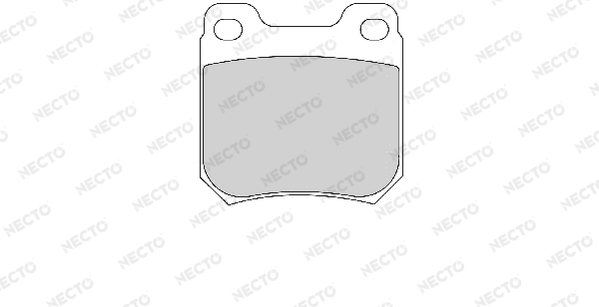 Sada brzdových platničiek kotúčovej brzdy NECTO