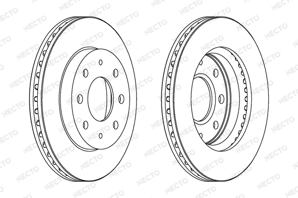 Brzdový kotúč NECTO