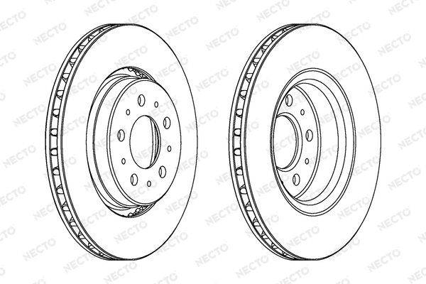 Brzdový kotúč NECTO