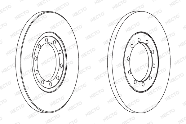 Brzdový kotúč NECTO
