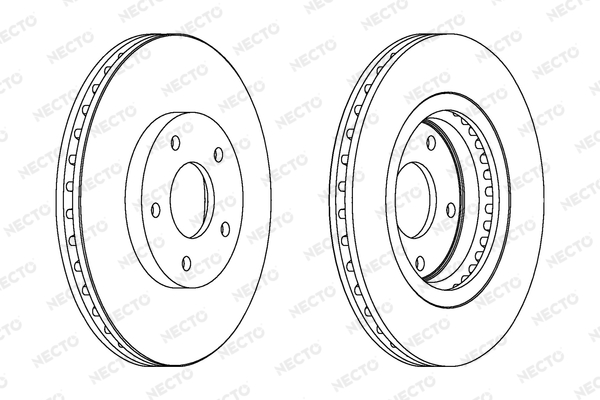 Brzdový kotúč NECTO