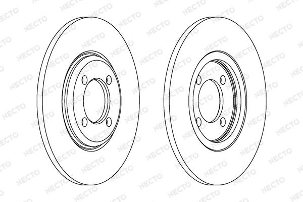 Brzdový kotúč NECTO