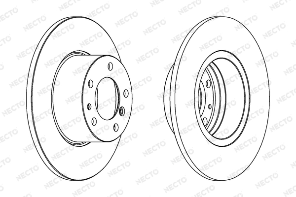 Brzdový kotúč NECTO