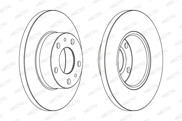Brzdový kotúč NECTO