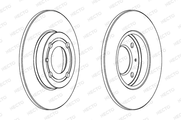 Brzdový kotúč NECTO