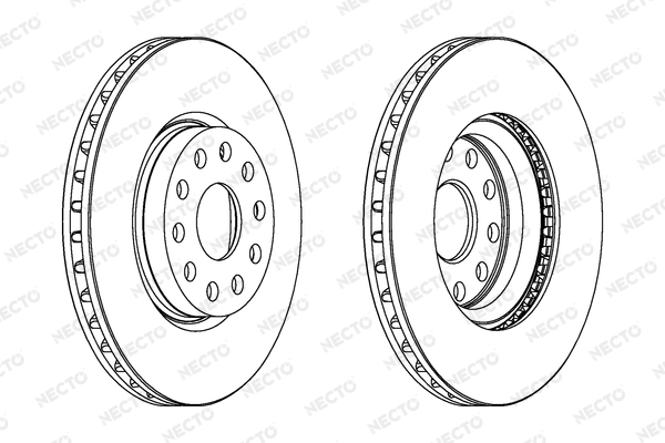 Brzdový kotúč NECTO