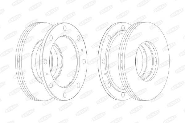 Brzdový kotúč BERAL (FEDERAL-MOGUL)