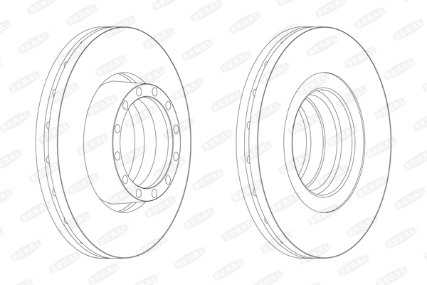 Brzdový kotúč BERAL (FEDERAL-MOGUL)