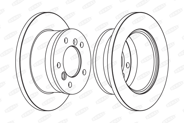 Brzdový kotúč BERAL (FEDERAL-MOGUL)