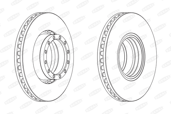 Brzdový kotúč BERAL (FEDERAL-MOGUL)