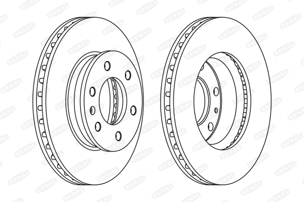Brzdový kotúč BERAL (FEDERAL-MOGUL)
