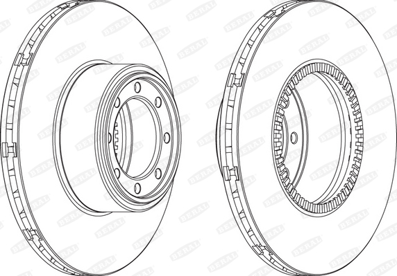 Brzdový kotúč BERAL (FEDERAL-MOGUL)