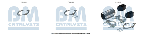 Katalyzátor - montáżna sada BM CATALYSTS