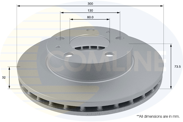Brzdový kotúč COMLINE