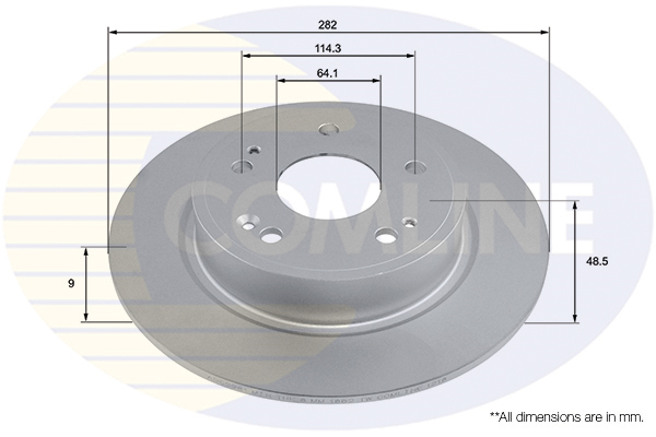 Brzdový kotúč COMLINE