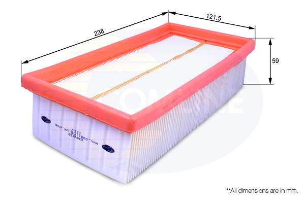 Vzduchový filter COMLINE