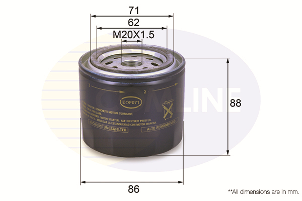 Olejový filter COMLINE