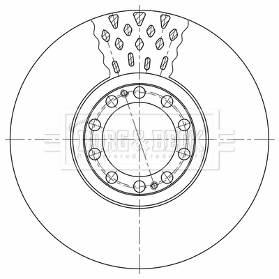 Brzdový kotúč BORG & BECK