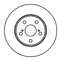 Brzdový kotúč BORG & BECK