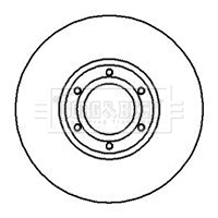 Brzdový kotúč BORG & BECK