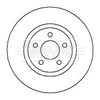 Brzdový kotúč BORG & BECK