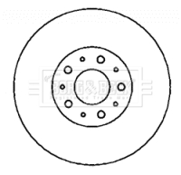 Brzdový kotúč BORG & BECK