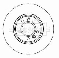 Brzdový kotúč BORG & BECK