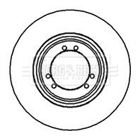 Brzdový kotúč BORG & BECK