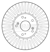 Brzdový kotúč BORG & BECK