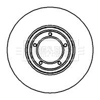 Brzdový kotúč BORG & BECK