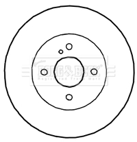 Brzdový kotúč BORG & BECK