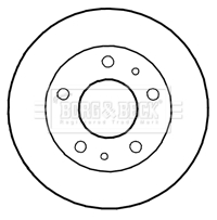 Brzdový kotúč BORG & BECK
