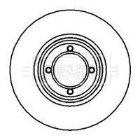 Brzdový kotúč BORG & BECK