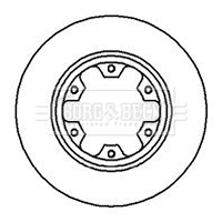 Brzdový kotúč BORG & BECK