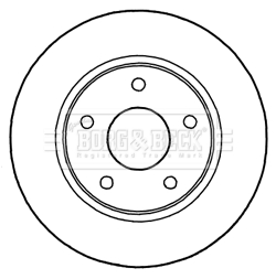 Brzdový kotúč BORG & BECK