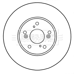 Brzdový kotúč BORG & BECK