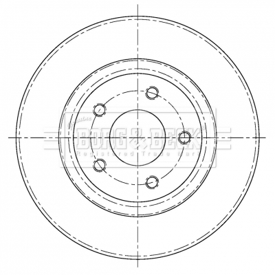 Brzdový kotúč BORG & BECK
