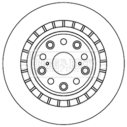 Brzdový kotúč BORG & BECK