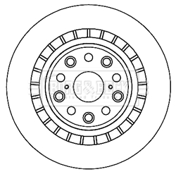 Brzdový kotúč BORG & BECK