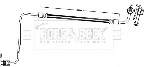 Brzdová hadica BORG & BECK