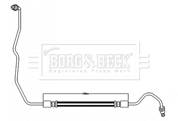 Brzdová hadica BORG & BECK