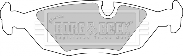 Sada brzdových platničiek kotúčovej brzdy BORG & BECK